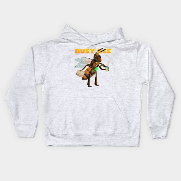 Busy bee Kids Hoodie by Redilion